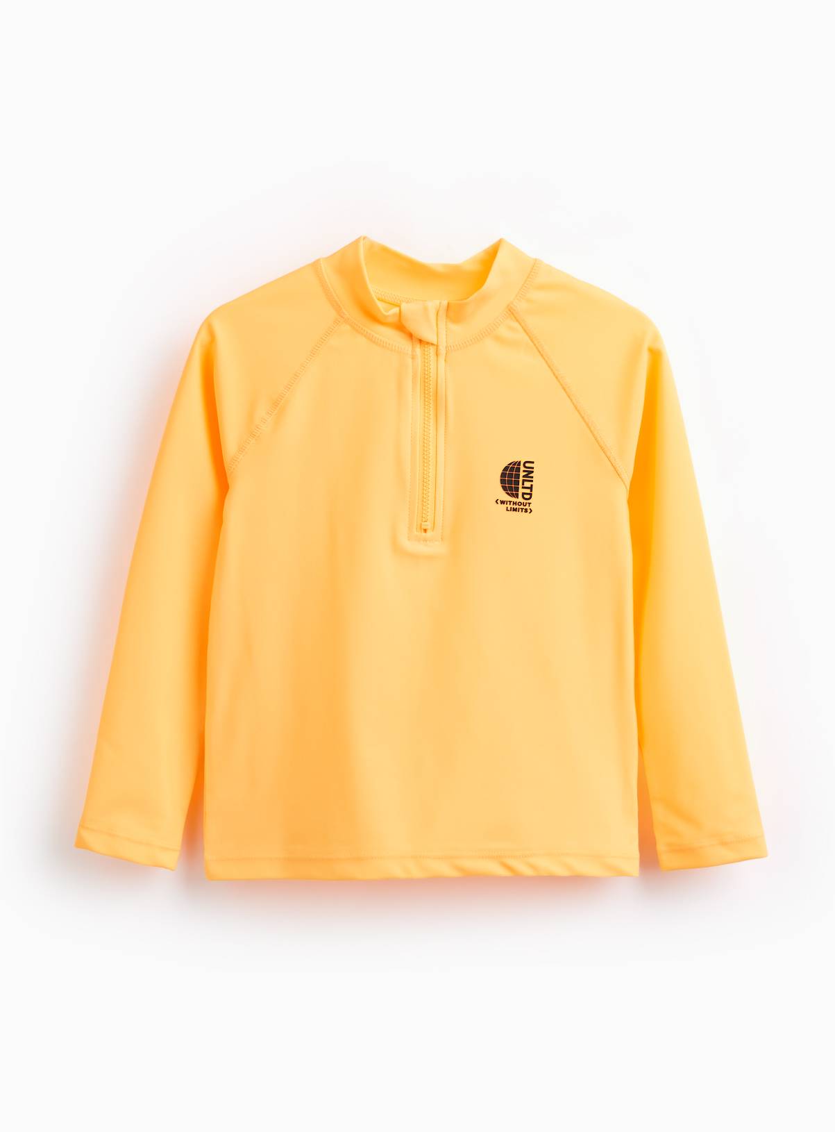 Orange Long Sleeve Rash Vest 8-9 years - Image 1